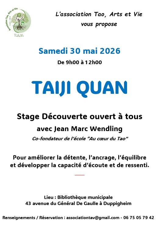 STAGE DECOUVERTE TAIJI QUAN