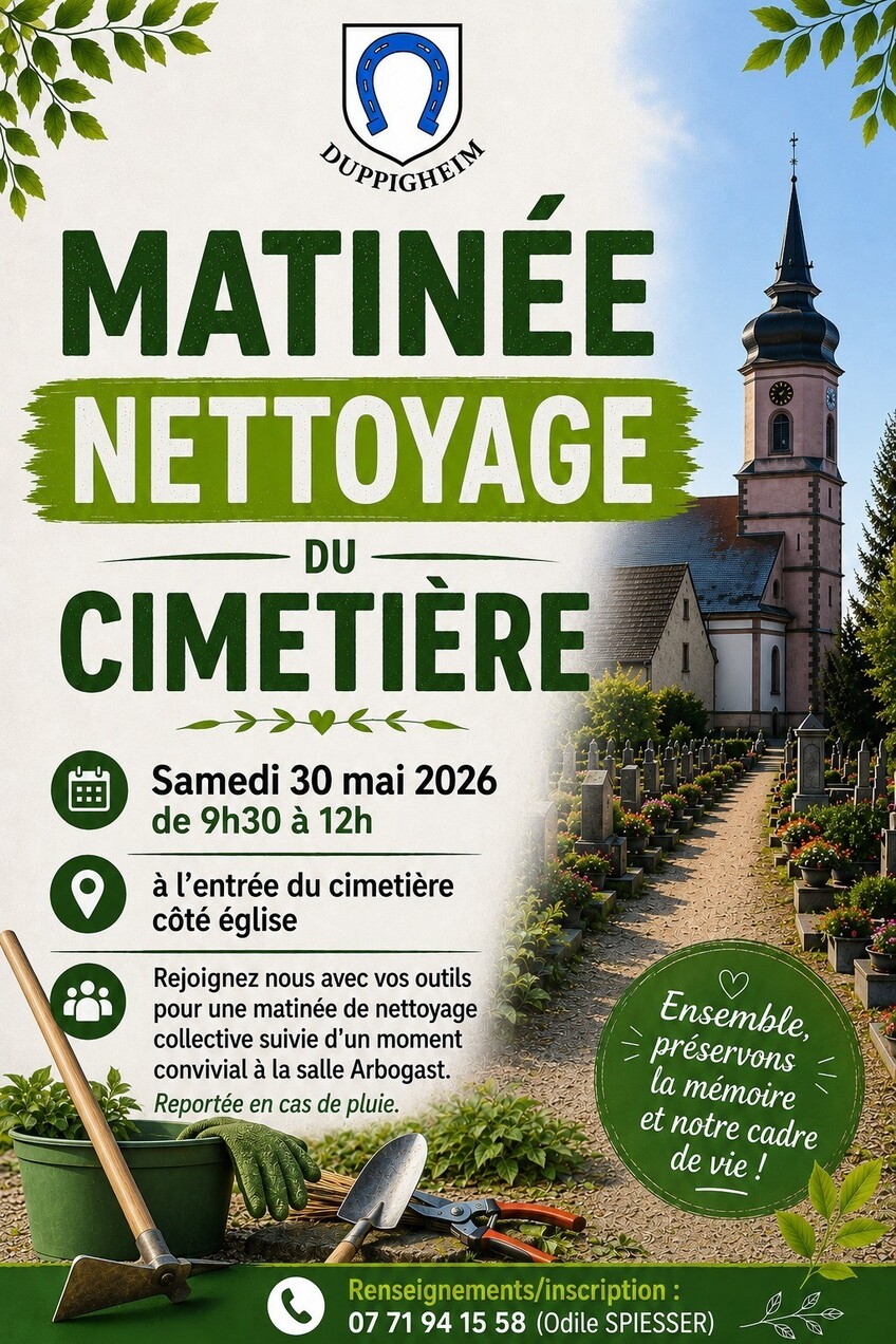 CIMETIERE : MATINEE NETTOYAGE