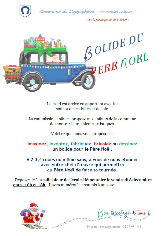 NOEL A DUPPIGHEIM : Le bolide du Pere Noel