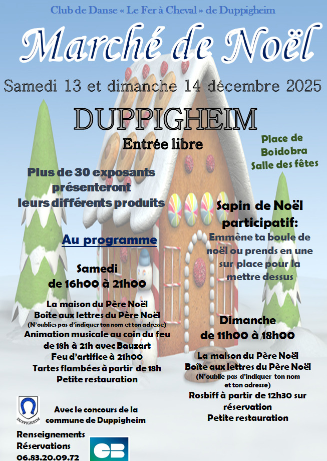 NOEL A DUPPIGHEIM - MARCHE DE NOEL les 13 & 14 DECEMBRE 