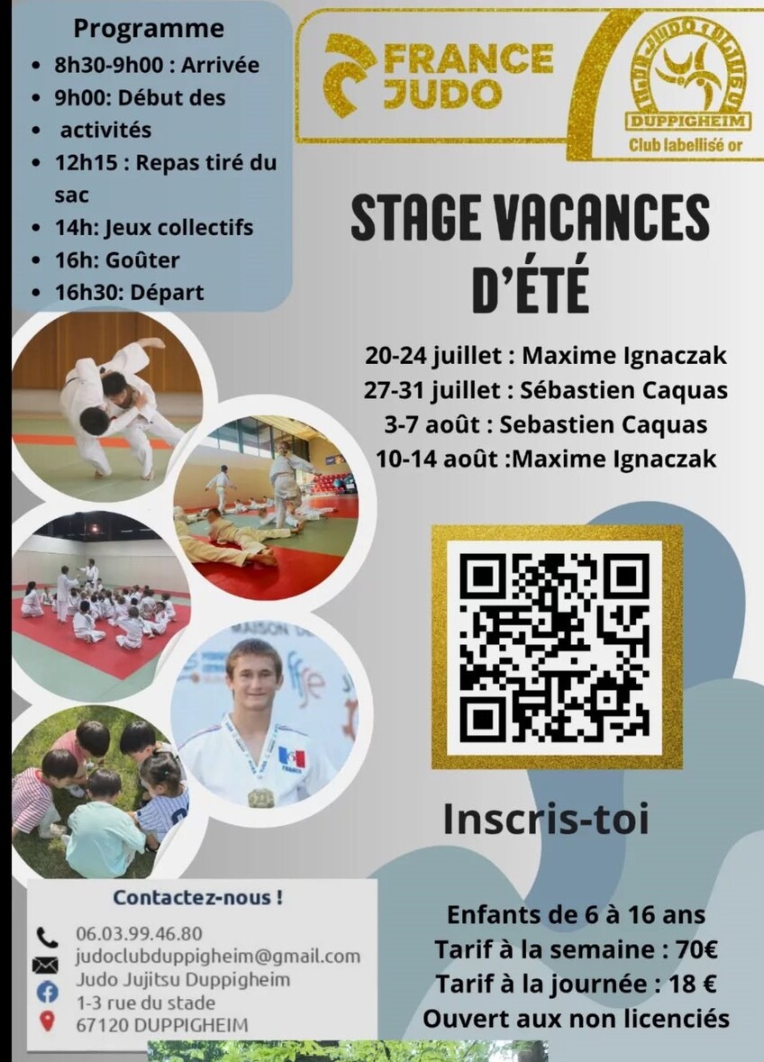 STAGES JUDO
