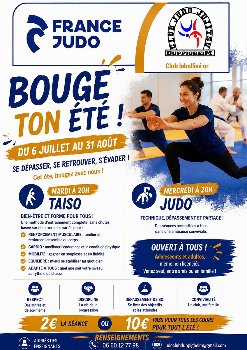 CLUB DE JUDO : BOUGE TON ETE