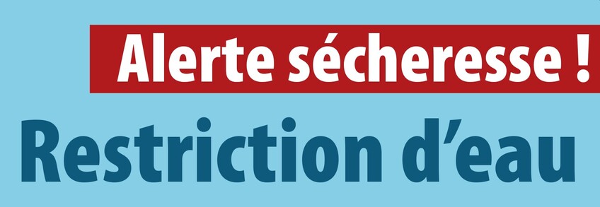 ALERTE RENFORCEE SECHERESSE