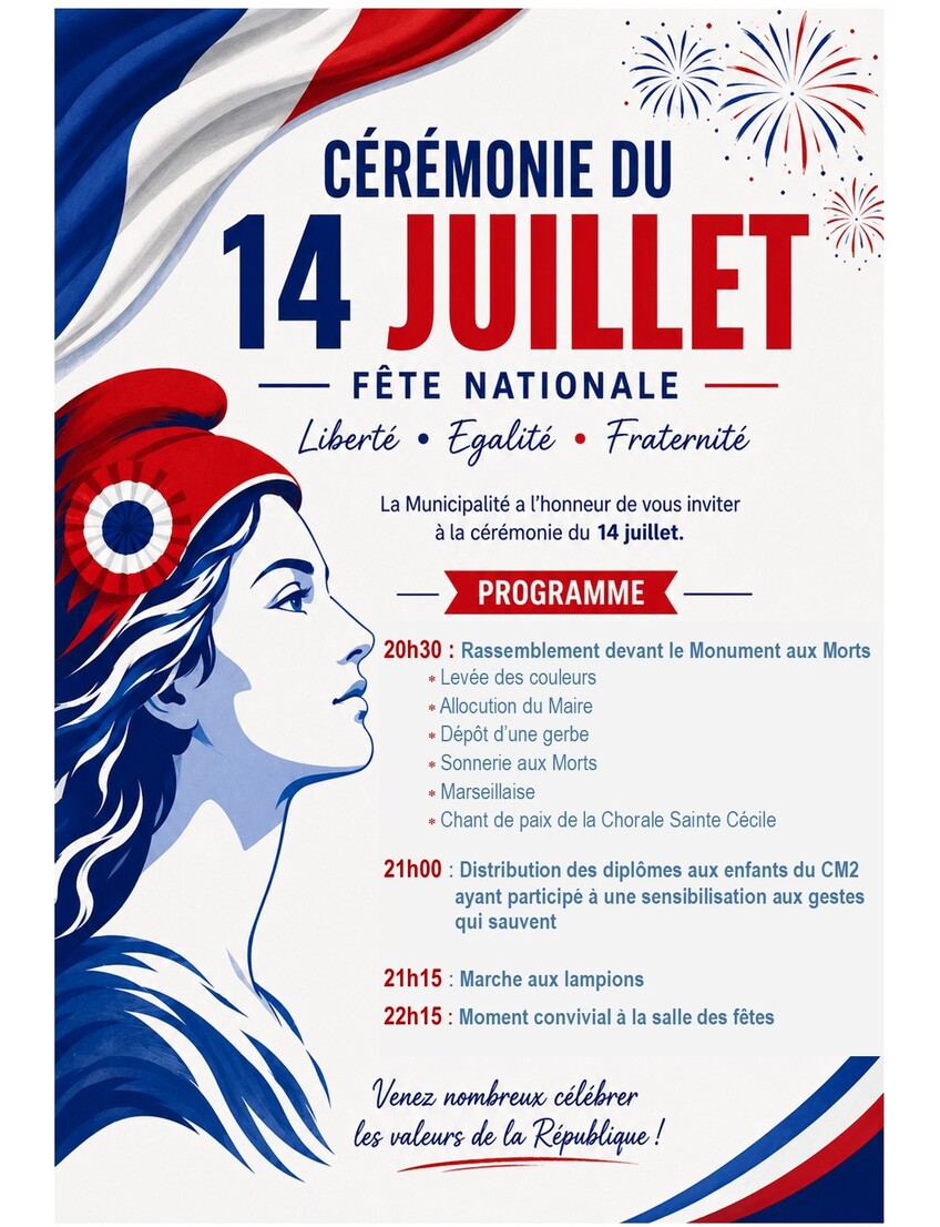 FETE NATIONALE DU 4 JUILLET